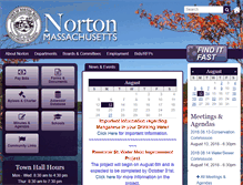 Tablet Screenshot of nortonma.org